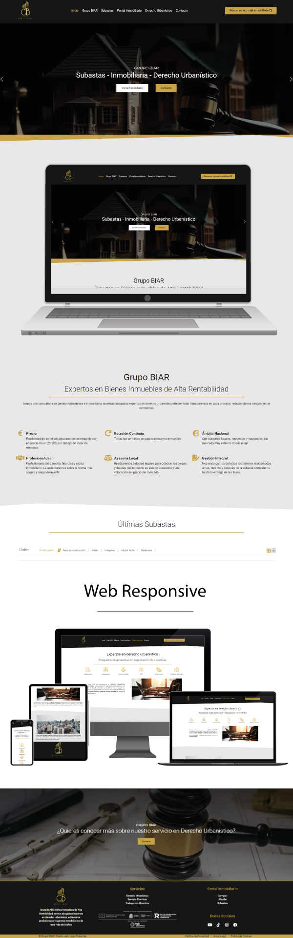 diseño y desarrollo web abogados inmobiliarios